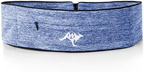 Running Fanny Pack & Travel Wallet - Fitness Belt And Hidden Money Pouch for Men & Women - Zipper Workout & Sports Waist Pack - WallaBelt - L