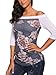 AnnAnn Womens Maternity Tunic Tops Off Shoulder 3/4 Sleeve Classic Side Ruched T-shirt Pregnancy Clothes