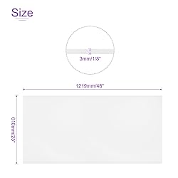 DMiotech 24 x 48 x 1/8 Inch Plastic UHMW