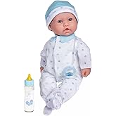JC Toys, La Baby 16-inch Blue Washable Soft Body Boy Baby Doll with Accessories - For Children 12 Months and older, Designed by Berenguer