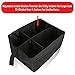 Oetoe Car Console Organizer - Car Trunk Organizer, Perfect Front Seat Organizer, Driving Necessities Organizer, Kids Accessories Backseat Organizer, 4 Inside, 6 Outside Pockets, Easy Fold Design
