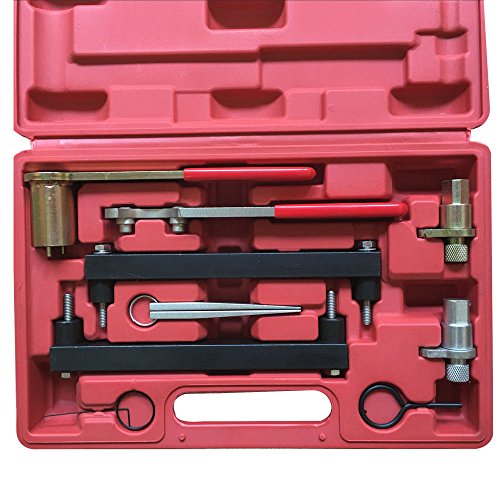 TBvechi 9pcs Engines Timing Tool Set, Car Engines Timing Locking Tool Set Kit for Jaguar/Land Rover 3.2 3.5 4.0 4.2 4.4 V8 AJ34