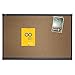 Quartet Prestige Colored Cork Bulletin Board, 36 x 24, Brown Surface, Graphite Gray Fiberboard/Plastic Frame