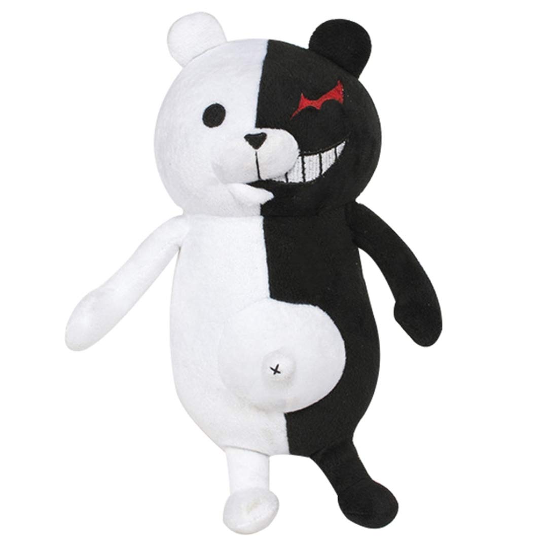 Jyuesi Original Danganronpa: Trigger Happy Havoc Monokuma Black and White Bear Plush Toy Anime Doll