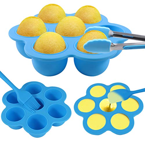 Zeattain Silicone Popsicle Mold Ice Pop Molds, 7 Pieces DIY Pop