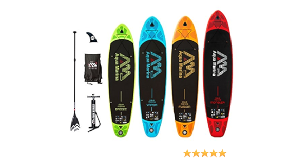 Aqua Marina Vapor Breeze Fusion Monster - Tabla de Paddle Surf hinchable