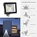 FASIHILAN 50W Motion Sensor Flood Light, Outdoor Waterproof Wall Light Fixture, 4000LM PIR Sensitive Security Light, Auto ON/Off Floodlight Lamp, 6000K Intelligent Light with US 3-Plug
