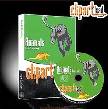 clipartload Vektorgrafiken f. Schneideplotter 'Animals Vol. 2' Tiere f. Airbrushschablonen, Nageldesign Stickmaschine, Schabl
