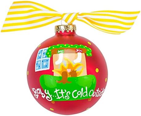 baby it's cold outside ornament