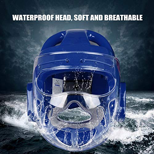 Owlhouse Taekwondo Headgear, Sport Head Guard Boxing Headgear with Face Shield, Head mask Karate Head Boxing Sanda mask Helmet Fencing for Adult Children Men Women