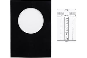 Afumazi Extended Dartboard Surround, Large Dart Board Wall Protector with Scoreboard for Home Bar Game Room