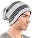 FORBUSITE Mens Slouchy Long Beanie Knit Cap for Summer Winter, Oversize