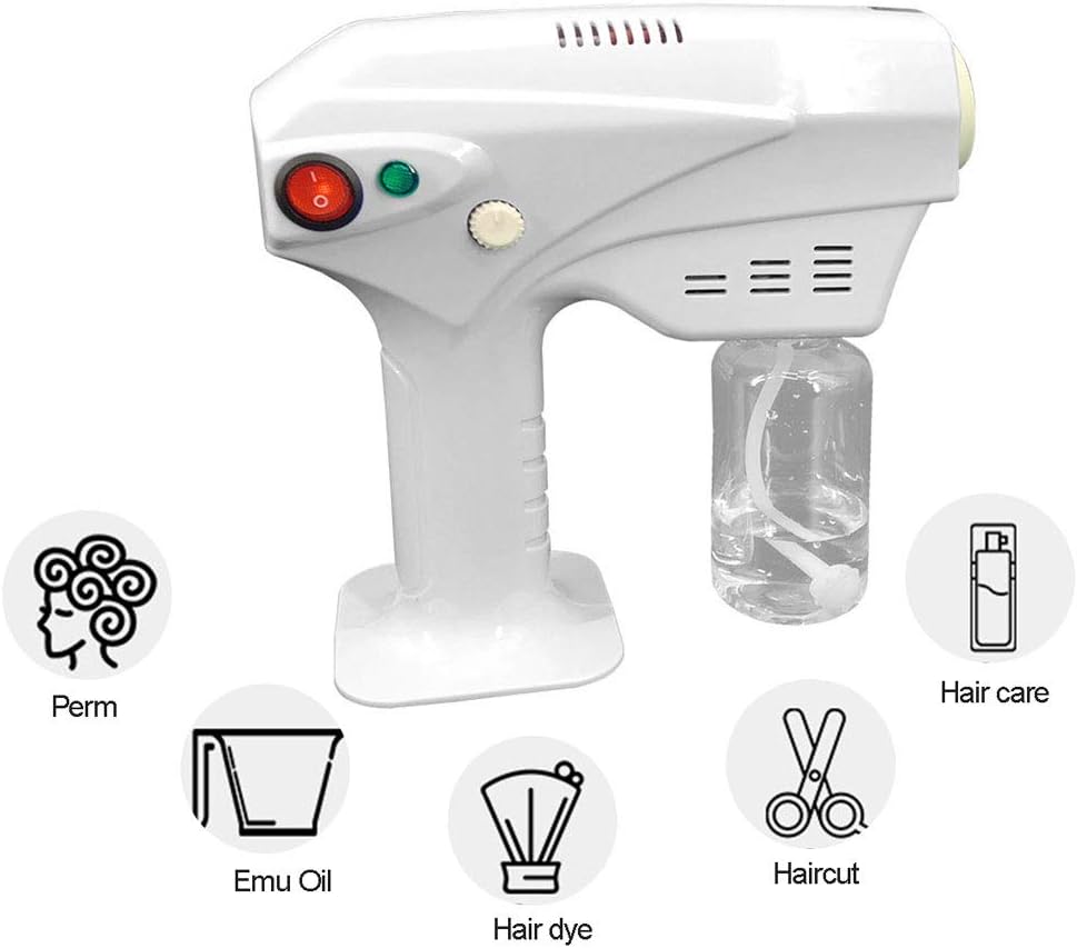 FDCJK Hair Steamer Nano Hair Steam Gun, Hair Spray Nano Mister Hair Care Spa Humidifier Hair Care Tool Styling Tool
