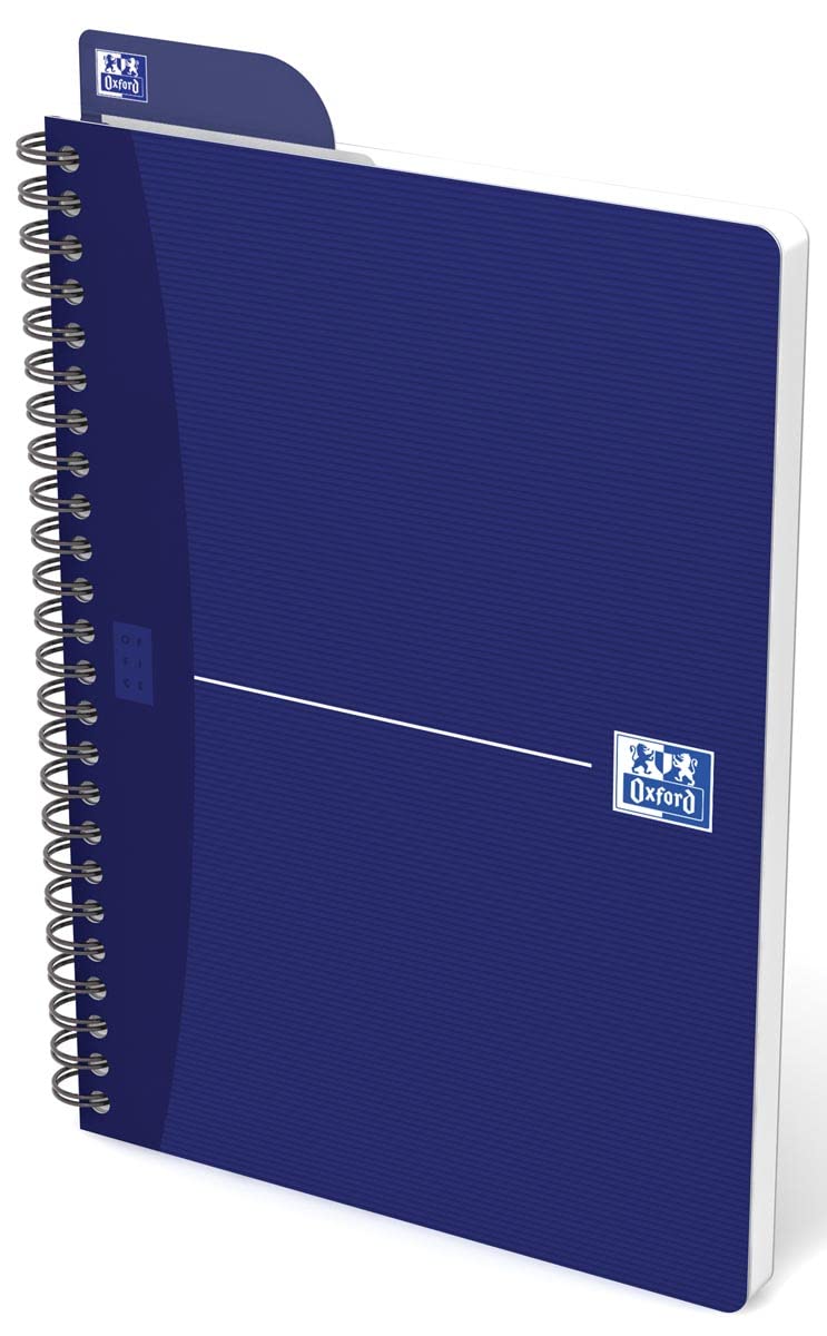 Oxford Office A5, 148x210mm feint ruled twin wire notebook