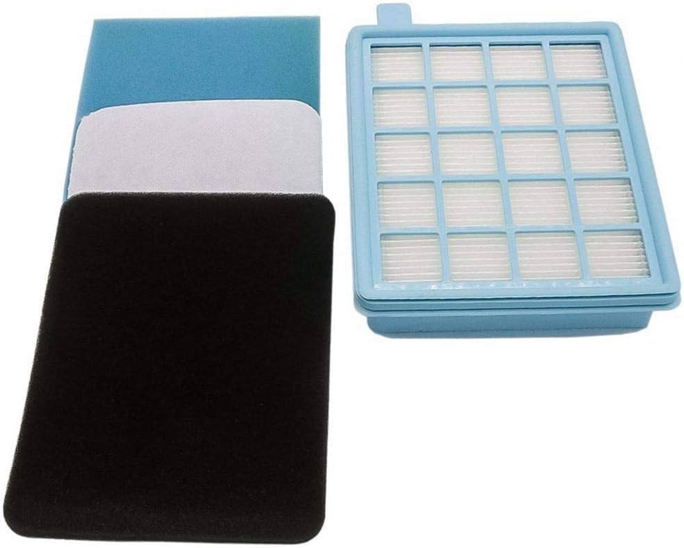 CHERIST Best Sell Filter Set for Philips Power Pro Active and Compact Vacuum Cleaner. (Comparable with FC8058 / 01)