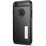 Spigen Slim Armor iPhone 7 Case with Kickstand and Air Cushion Technology Hybrid Drop Protection for iPhone 7 2016 - Black