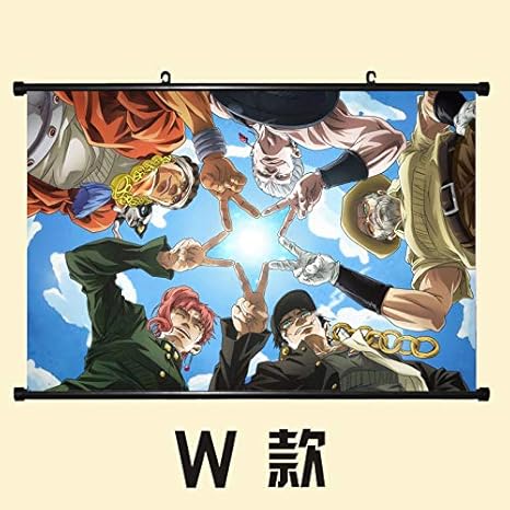 Amazon One タペストリー ジョジョの奇妙な冒険 Jojo S Bizarre Adventure 掛ける絵 巻物 同人 部屋飾り壁 軸物 壁畫 おしゃれ アニメ 萌えグッズ 装飾 壁掛け 部屋飾り 誕生日プレゼント おしゃれ 萌え 可愛い アニメ好き 90cmx60cm アニメ 萌え グッズ 通販