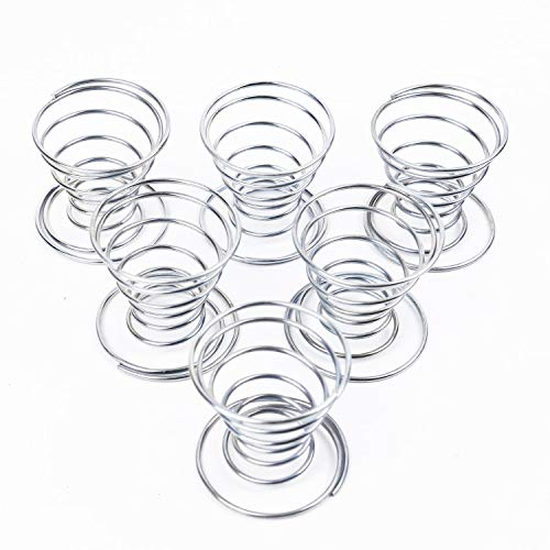 Pomeat 20pcs Sliver Air Plant Holder Middle Size Air Plant Stand for Tabletop and Window Decorations