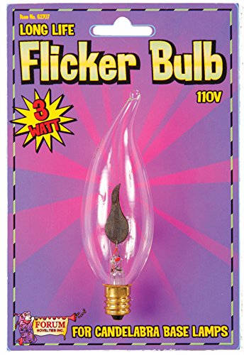 Forum novelties 62706 flicker flame bulb with standard …