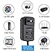 VeeDoo 12V DC Power Adapter, 12 Volt LED Strip Lights Power Supply 3A 36W, Wall Mounted AC110V to DC12V Switching Transformers with 5.5/2.1 DC Female Barrel Connector to Screw Adaptor