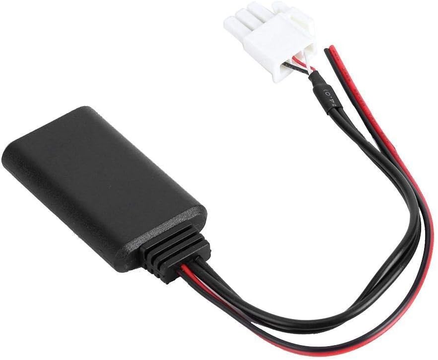 Dingln 3-pin Bluetooth wireless audio cable adapter AUX stereo music for GL1800 Goldwing, Matte Black, normal - Image 4