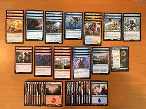 Elite Red Blue Wizard Deck - Modern Legal - Custom Built - Magic The Gathering - MTG - 60 Card