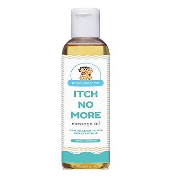 Papa pawsome Itch no More Massage Oil for pet Dogs 250 ml