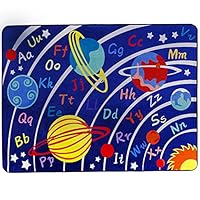 LISIBOOO Educational Kids Area Rugs, Playtime Collection ABC Numbers Animal Large Carpet Vibrant Alphabet Play Mat, for Children Bedroom Living Room Nursery Classroom (5