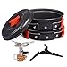 REDCAMP Outdoor Camping Cookware Set , Lightweight & Compact, Non-stick Anodized Aluminum Camping Pans and Pots