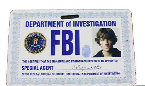FBI Supernatural Sam ID Badge