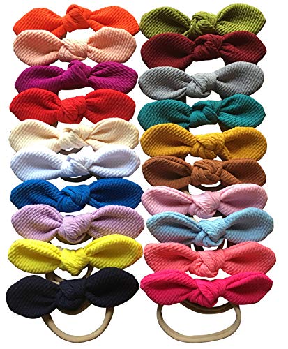 Baby Headbands Turban Knotted, Girl's Hairbands for Newborn, Toddler and Children's - Thumbnail 6