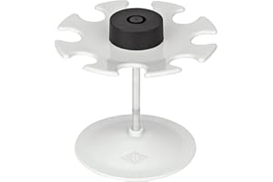 Wedo 0648 – Stamp Rack with 8 Compartments – Round Light Grey