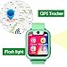 Kid Smart Watch GPS Tracker Wrist Phone Game Watch for Kids Child Boys Girls SOS anti-lost Alarm Remote Monitor with SIM Card Compatible for iOS Android Touch Screen Birthday Gifts (Green)