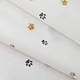COTTONVILL 20COUNT Cotton Print Quilting Fabric (3yard, 02-09-Shibe Dog-Ivory)