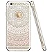 iPhone 6 Case, ESR iPhone 6 /6s Case Hybrid [Shock Absorbing] TPU Bumper +[Scratch Resistant] Hard Back Cover Clear with Design Protective Case for iPhone 6s / 6-Dream Catcher- Pink Manjusaka