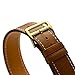 AWSTECH 38mm Luxury Genuine Leather Extra-Long Double Tour Band Strap Bracelet Replacement Watch Band With Adapter Clasp for for Apple Watch Series 1 Series 2 Brown