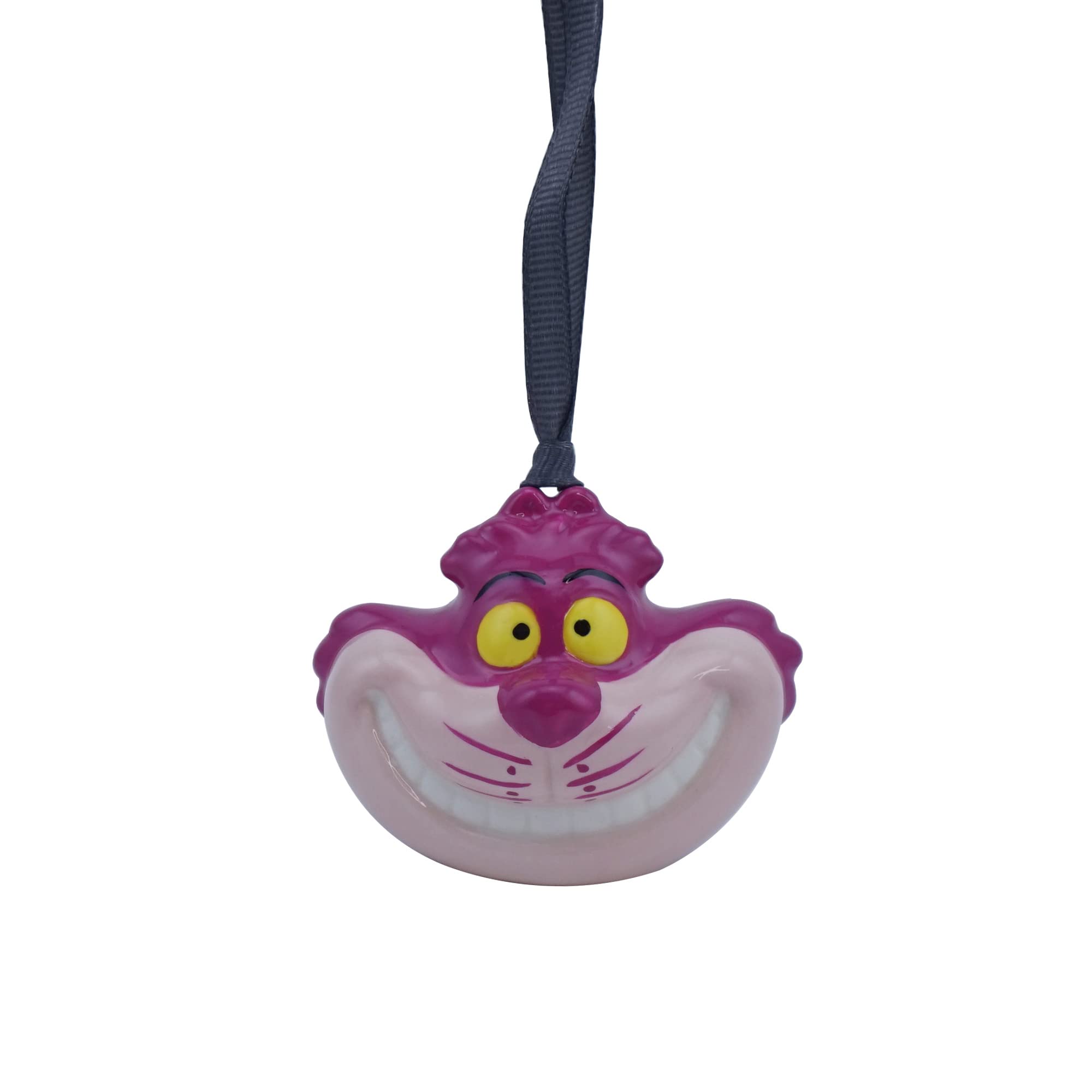 Disney Alice in Wonderland Hanging Tree Decoration - Cheshire Cat - 7.4cm x 4.8cm x 5.7cm - Ornament - Disney Christmas Tree Decorations -Alice In Wonderland Gifts