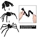 oriental tribes Kearui Spider Decorations, Halloween Spiders, Outdoor Halloween Spider, Hairy Poseable Spider, Scary Spider for Halloween Decorations, 6.6 ft / 200 cm