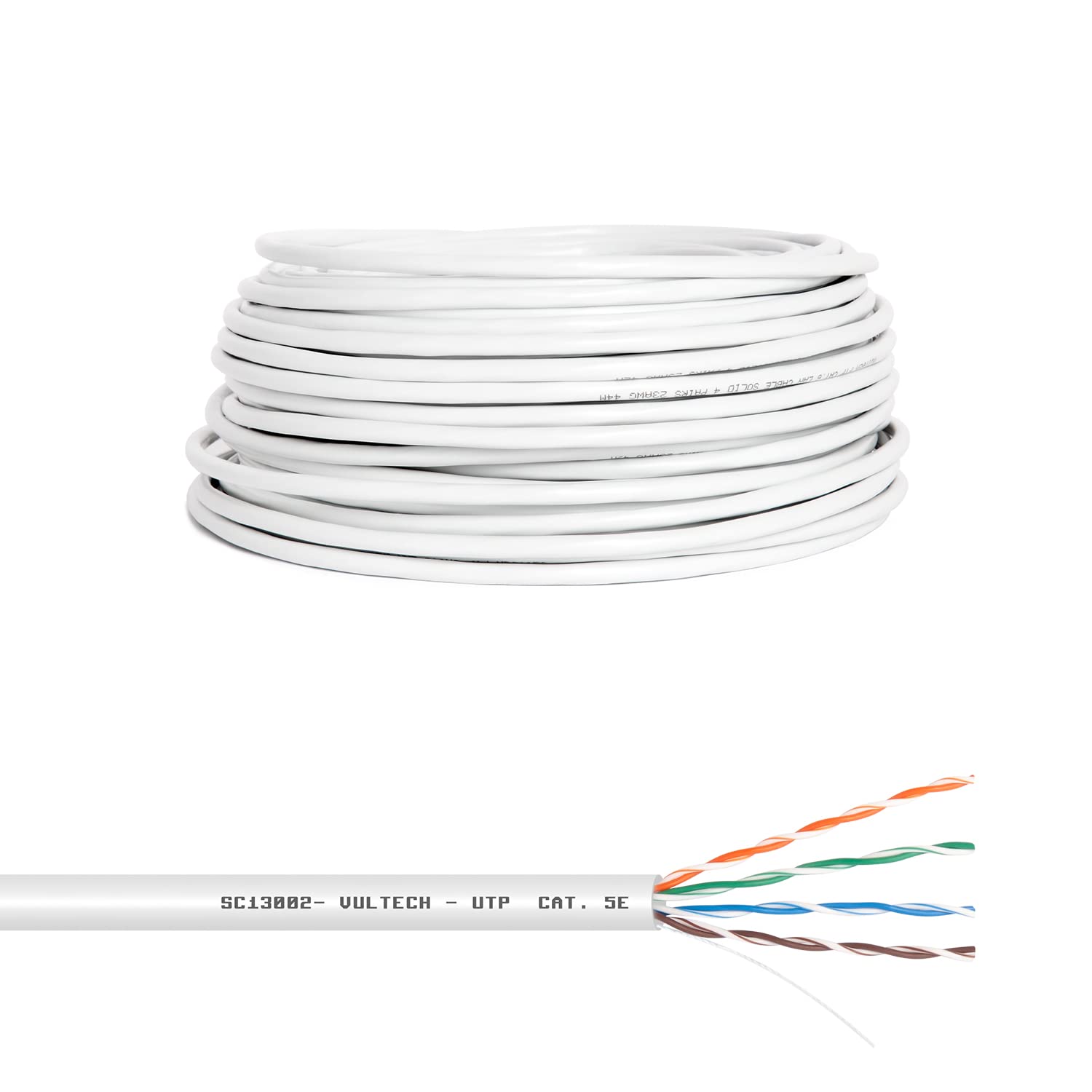 Vultech SC13002-50 Category 5e UTP 50 Metres 24AWG Ethernet Network Coil 50 m Cat5e