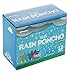 Rain Poncho Family Pack Emergency Ponchos for Kids Adult Men Women Teens Children Premium Quality 50% Thicker Disposable Raincoat with Drawstring Hood Waterproof Camping Hiking Sports Outdoor Events