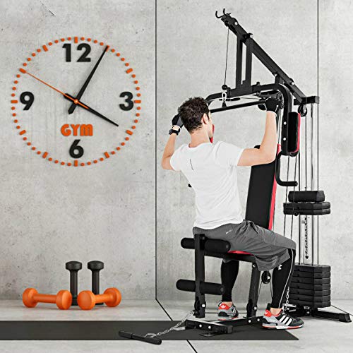 Goplus Multifunction Home Gym System Weight Training Exercise Workout