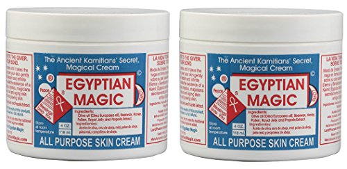 Egyptian Magic All Purpose Skin Cream (Pack of 2) with Beeswax, Honey, Royal Jelly, and Olive Oil, 4 oz.