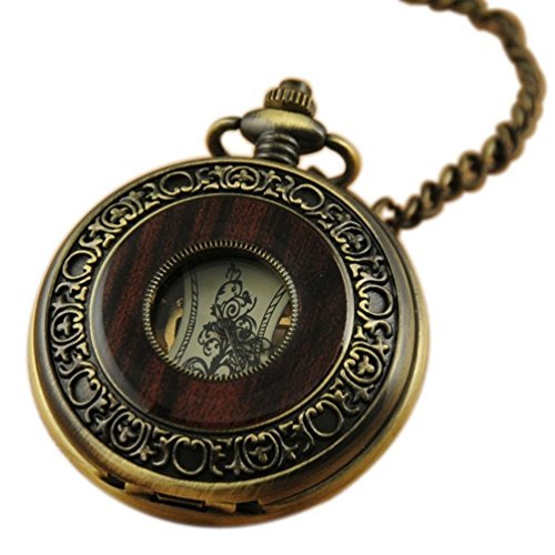 wooden pocket watch