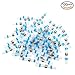 Welugnal 100pcs 16-14AWG Waterproof Solder & Seal Heat Shrink Butt Terminal Connectors with Soldering Sleeve Crimples Solder Sleeves