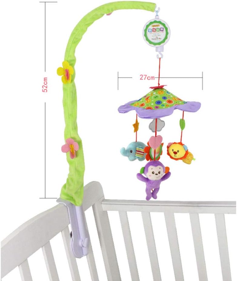 QHWJ Multifunctional Baby Music Crib Toys, Music Bed Bells Crib Toys