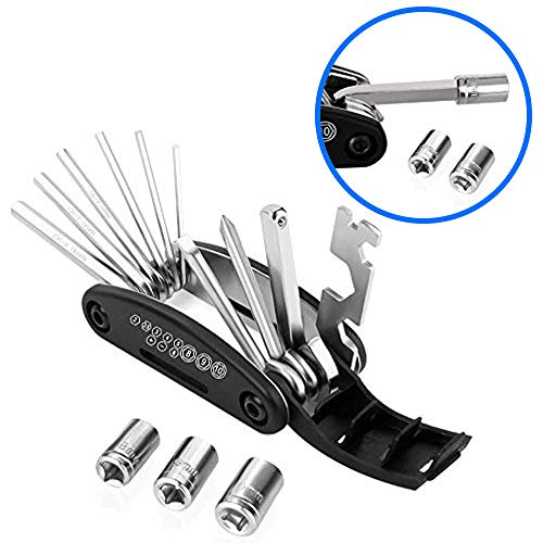 MMOBIEL 16 in 1 Multi Functional Bike Bicycle Mechanic Repair Set Tool