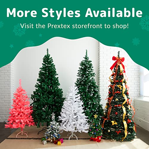 Prextex Premium 6 ft PreDecorated Christmas Tree Pop Up Christmas
