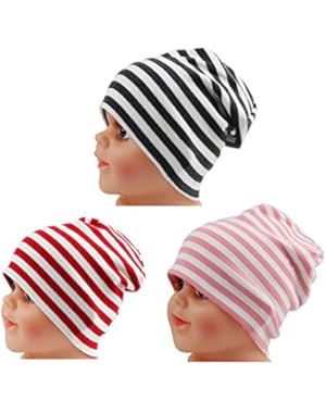 Cotton Kids Beanie Hat for Cute Baby Boy/Girl Toddler Ribbed Knit Children Winter Cap!