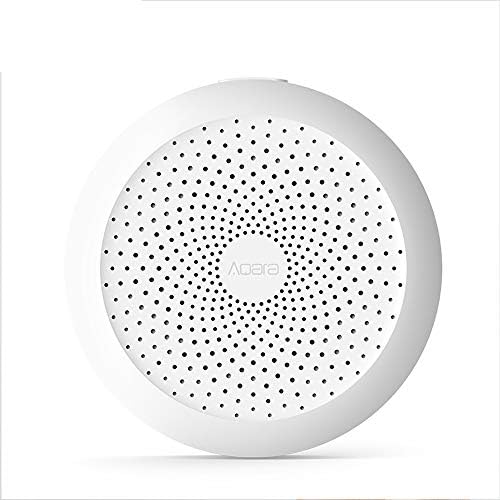 Yuedaer Aqara Smart Hub Smart Home Automation Hub Home Monitoring Smart Devices Home Compatible Zigbee with Siri Voice Control