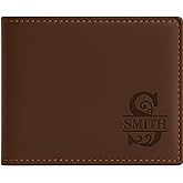 Personalized Leather Wallet For Men, Custom Slim Wallet, Customized Bifold Wallets For Men, Engraved Genuine Leather, Custom Father's Day Wallet Gift